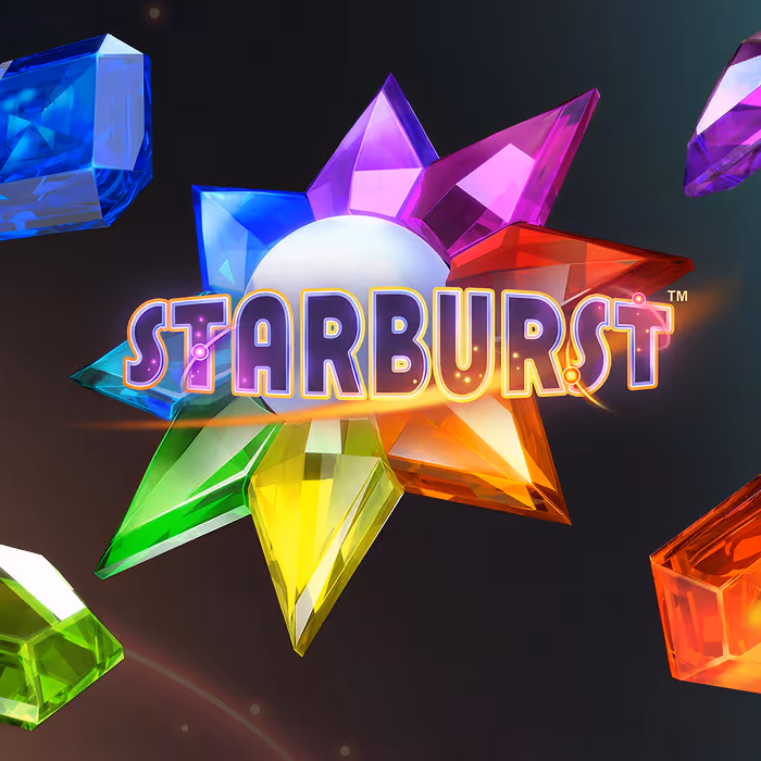 Starburst classic slot with vibrant gems and expanding wild re-spins